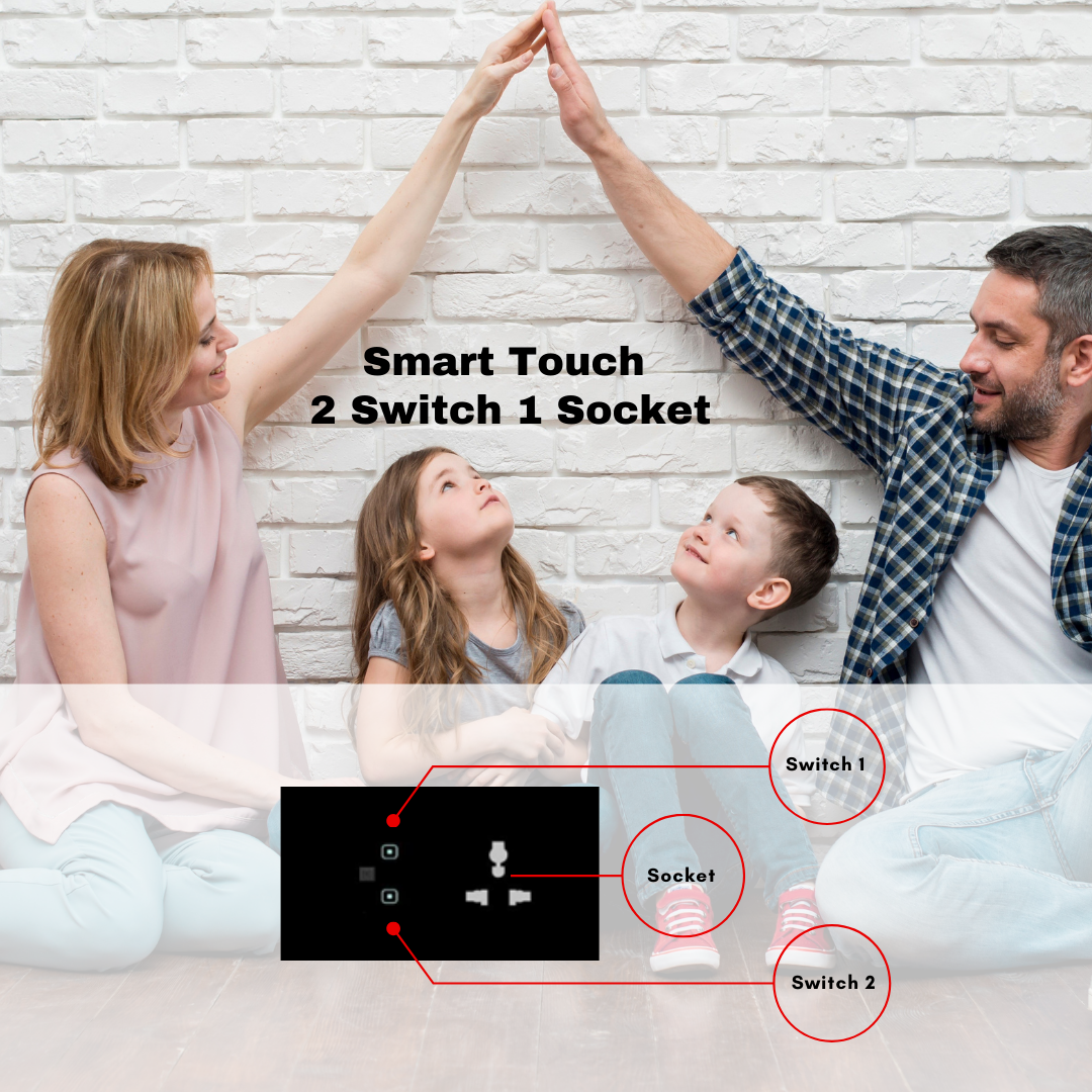Best 4 module smart touch switch