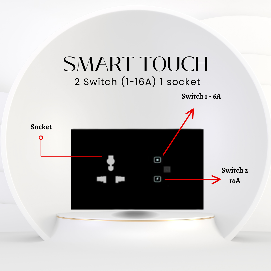 Best 4 module 16 amp smart touch switch