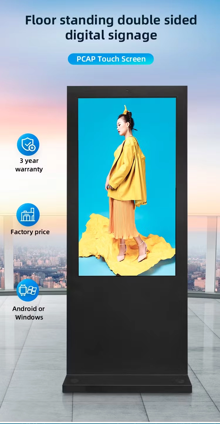 double sided digital signage